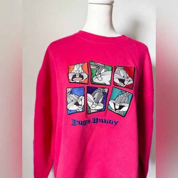 Vintage Warner Brothers 90s Bugs Bunny Crewneck - Picture 2 of 5